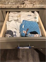 Drawer of Assorted Dish Towels