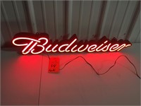 30" Budweiser lighted sign
