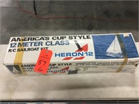 Heron 12 , 12 meter sailboat model 1:43 scale