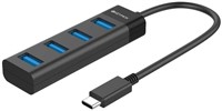 Keymox USB 3.1 Type-C to 4-Port USB 3.0 Hub