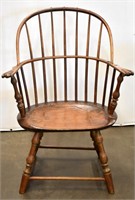 ANTIQUE WINDSOR COMMODE CHAIR
