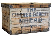 ANTIQUE CHICAGO BAKERY BREAD CRATE
