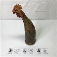 Leather Rooster Bottle