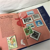 Vintage Stamp Collecting Book