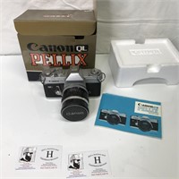 Vintage Canon Pellix QL Camera in Box