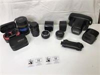 Group of Vintage Camera Lenses