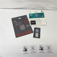 Three SD Memory Cards
