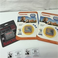 Three CompactFlash Cards