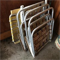 Group of Vintage Lawn Chairs