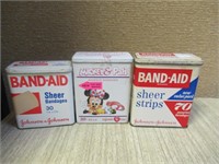 Adverstment Band Aid Metal Tins