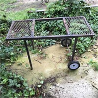 Well Made Metal Table w/ Wheels