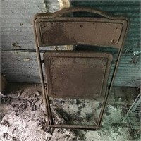 Neat Metal Folding Chair