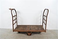 Antique Industrial Railroad Cart