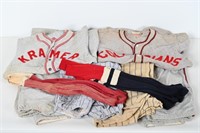 Vintage Kramer & Collegians Baseball Uniforms