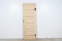 Vintage 5 Panel Wooden Door