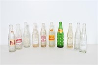 Vintage Soda Bottles: Squirt, Hi-Q, Nehi, Lupe's