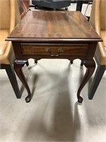 Pair of Queen Ann Style Side Tables