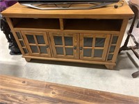 Glass Front Entertainment Console