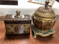 Lidded Decorator Boxes