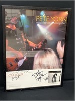 Pete Yorn Autographed Poster