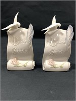 Pair of Lladro Society Scrolls