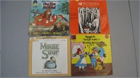 4 Vintage Sing Along Story Record Books