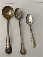3 Sterling Silver Spoons 49 Grams