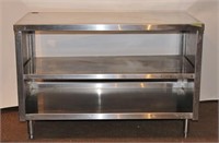 STAINLESS STEEL OPEN CABINET
