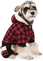 PAWZ Road Dog Red Plaid Coat, Large