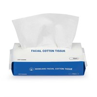 Bluerise Facial Cotton Disposable Washcloths, 50pc