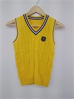 New La Vogue little boys yellow knit vest years