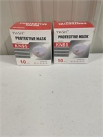 2 boxes of KN95 maskes