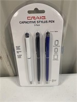 3 pack of stylus pens