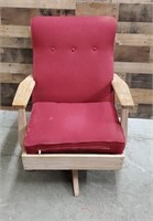 Red Cushioned Chair