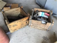 AMMO BOXES WITH CONTENTS