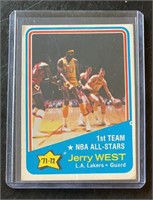 1972 Topps Jerry West All Star Card