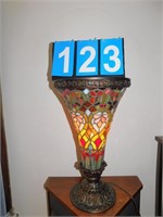 LIGHT UP PEDESTAL; IDEAL FOR A STAIN GLASS LAMP