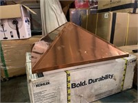Copper coupala roof