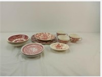 Pink oriental dishes