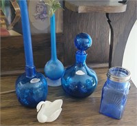 Blenko Blue Art Glass