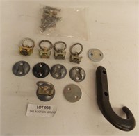 Tow Hook & Removeable Tie Down Rings