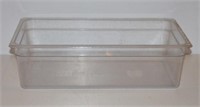 FULL SIZE CLEAR POLYCARBONATE FOOD PAN 6" DEEP