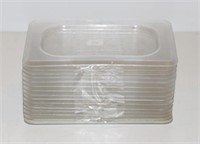 (15) 1/9 SIZE CLEAR POLYCARBONATE FOOD PAN COVERS