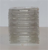 (15) 1/6 SIZE CLEAR POLYCARBONATE FOOD PAN COVERS