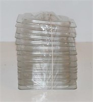 (14) 1/6 SIZE CLEAR POLYCARBONATE FOOD PAN COVERS