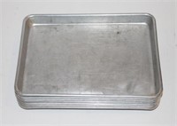 (7) ALUMINUM BAKING SHEET PANS