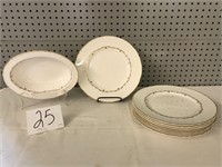 ROYAL WORCESTER - PLATES / SERVING BOWL