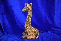 Animal Print Ceramic Resing Giraffe