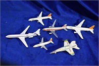 6 Small / Medium Metal Planes and Jet
