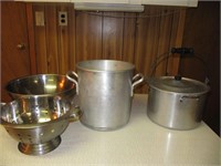 Aluminum Tall Pot & lot